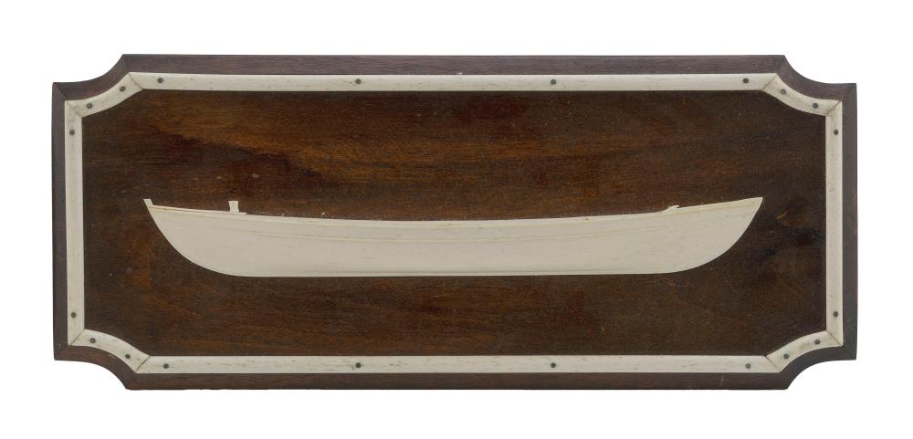 * BONE HALF HULL MODEL OF A