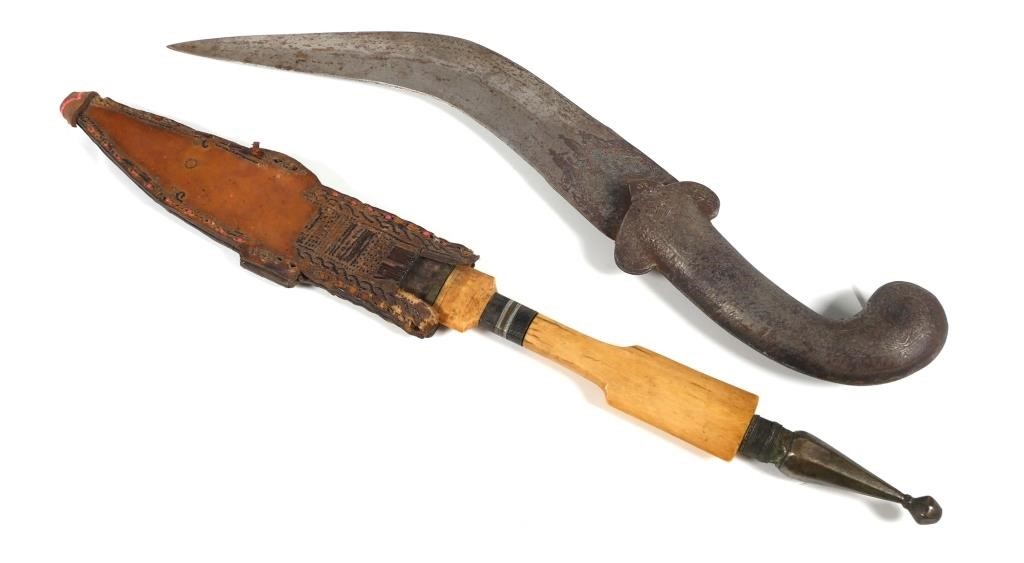 BONE HANDLE KNIFE AND KIRPAN
