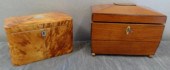 Bone Inlaid Tea Caddy and an A
