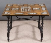 BONE-INLAID, VENEERED AND EBON
