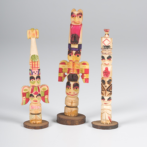 Bone Polychrome Miniature Totems