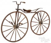 BONE SHAKER BICYCLE, CA. 1880B