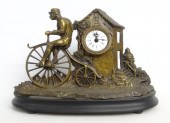 Boneshaker mantel clock.