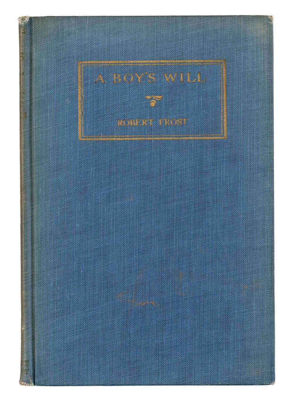 BOOK “A BOY’S WILL”BOOK "A BOY'S