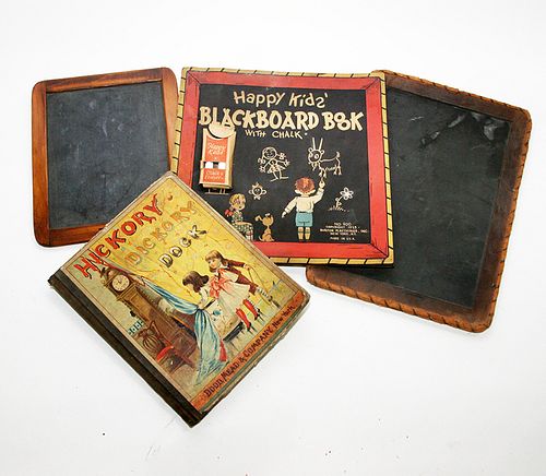 BOOK AND BLACKBOARD LOTTwo early