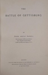 BOOK: BATTLE OF GETTYSBURG, LE