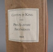 BOOK: COTTON IS KING (1860) BY