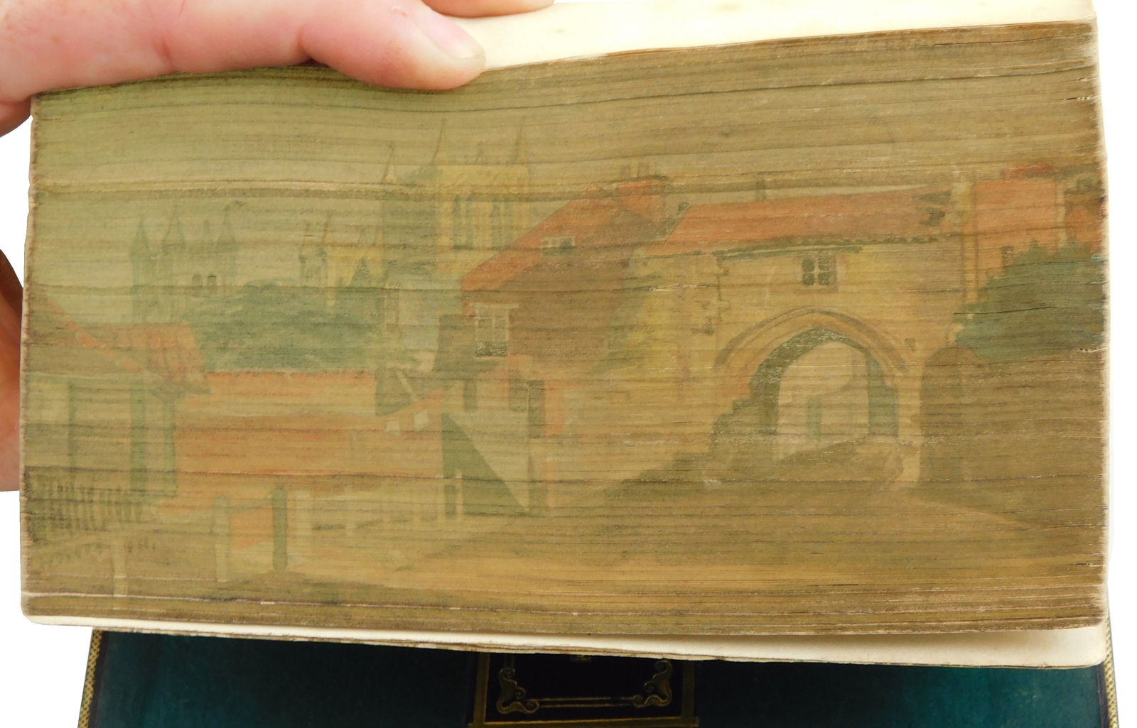 BOOK: FORE-EDGE PAINTING. - HOLY