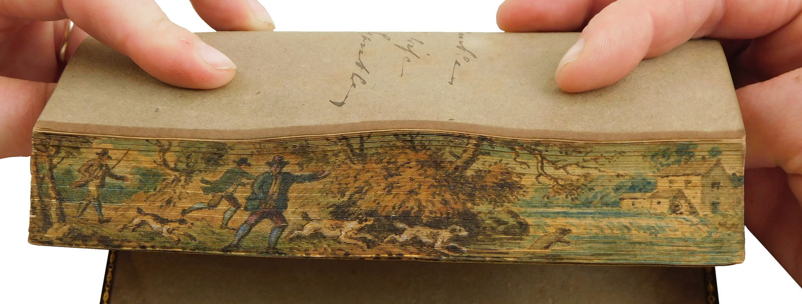 BOOK: FORE-EDGE PAINTING. - JAMES