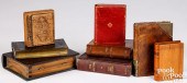 BOOK FORM BOXES, TINS, FLASK,