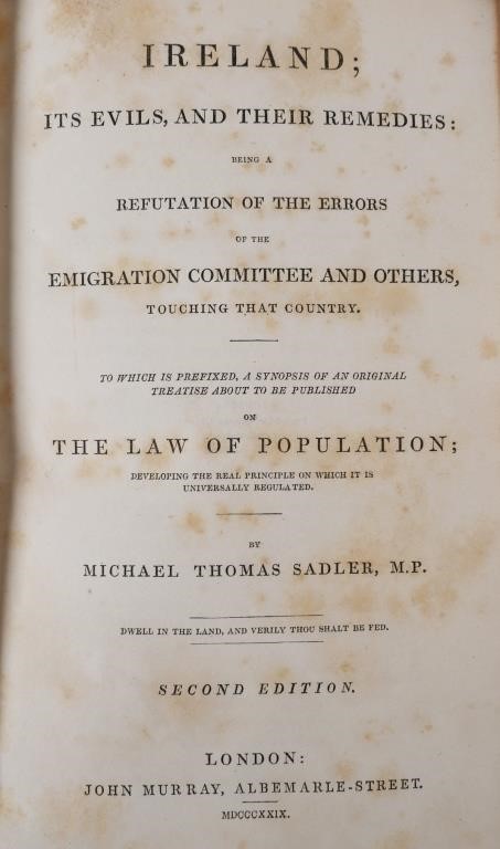 BOOK: IRELAND, IT'S EVILS...