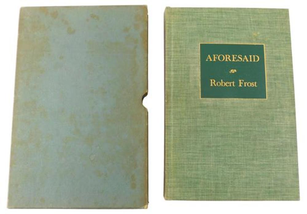 BOOK: ROBERT FROST "AFORESAID",