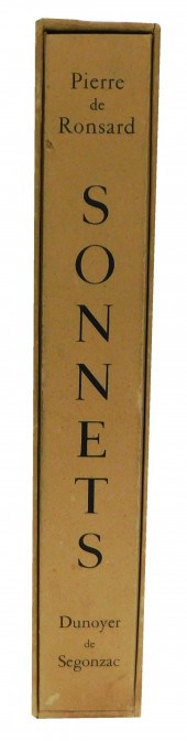 BOOK: RONSARD, PIERRE DE, "QUE