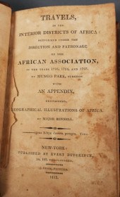 BOOK: TRAVELS IN AFRICA, 1813E