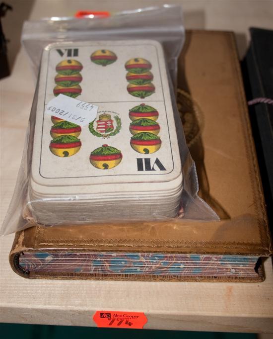 (BOOKBINDING, ETC.)  Three items 1)