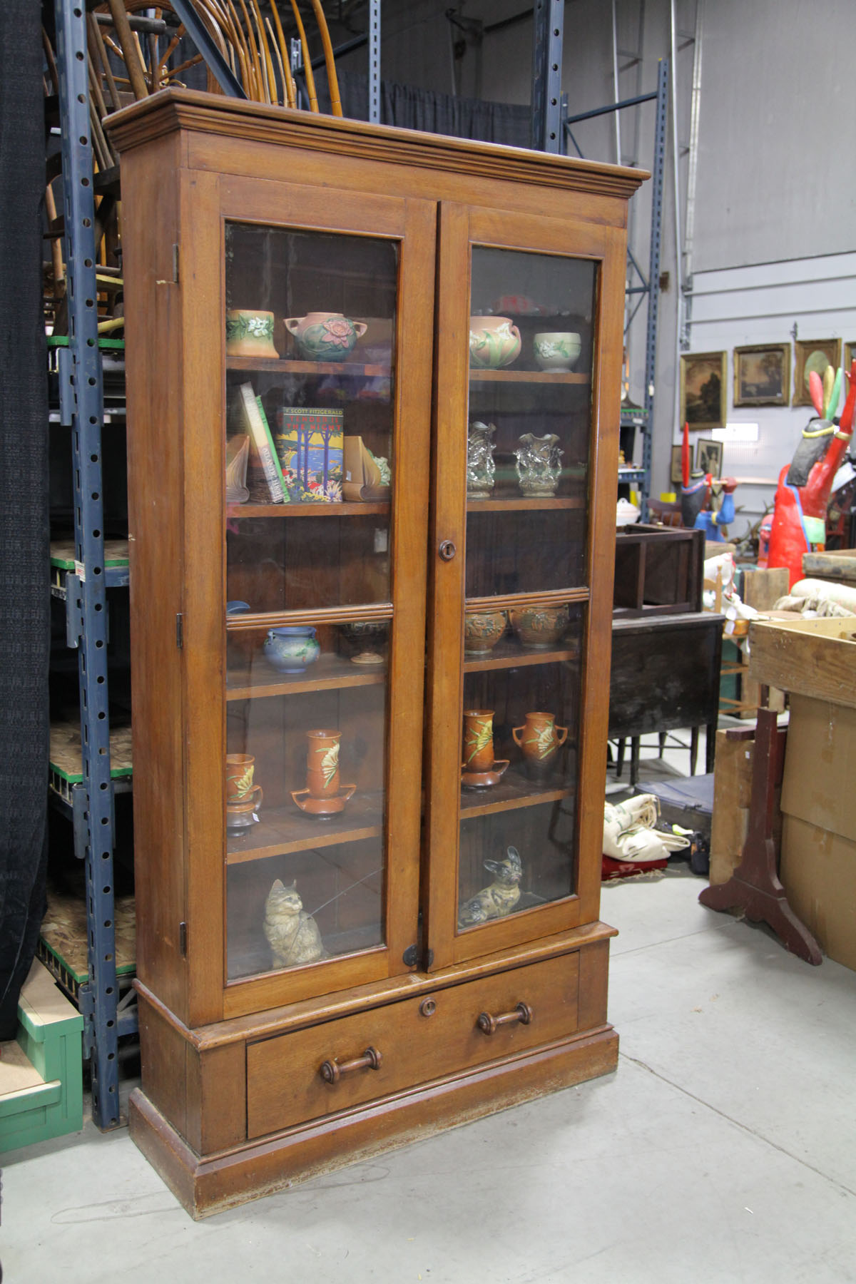BOOKCASE.  American  late 19th