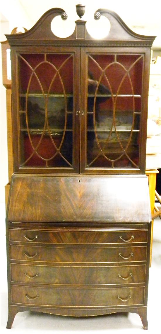 Bookcase desk  Georgian style