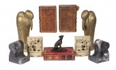 BOOKEND LOT (4) Pairs of Booke