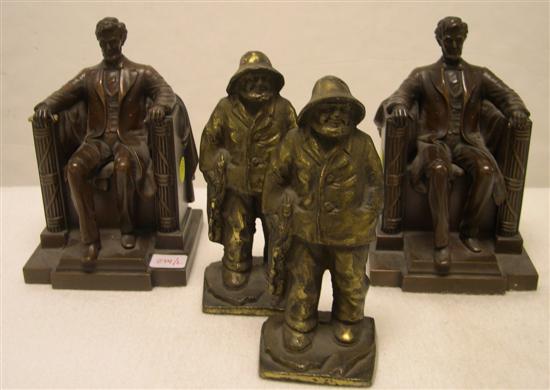 Bookends: Pair of 'Old Salt' figure