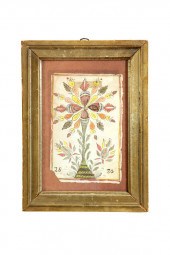 BOOKPLATE.  American  watercol