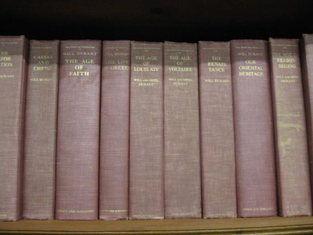 Books: 12 Volumes Will Durant