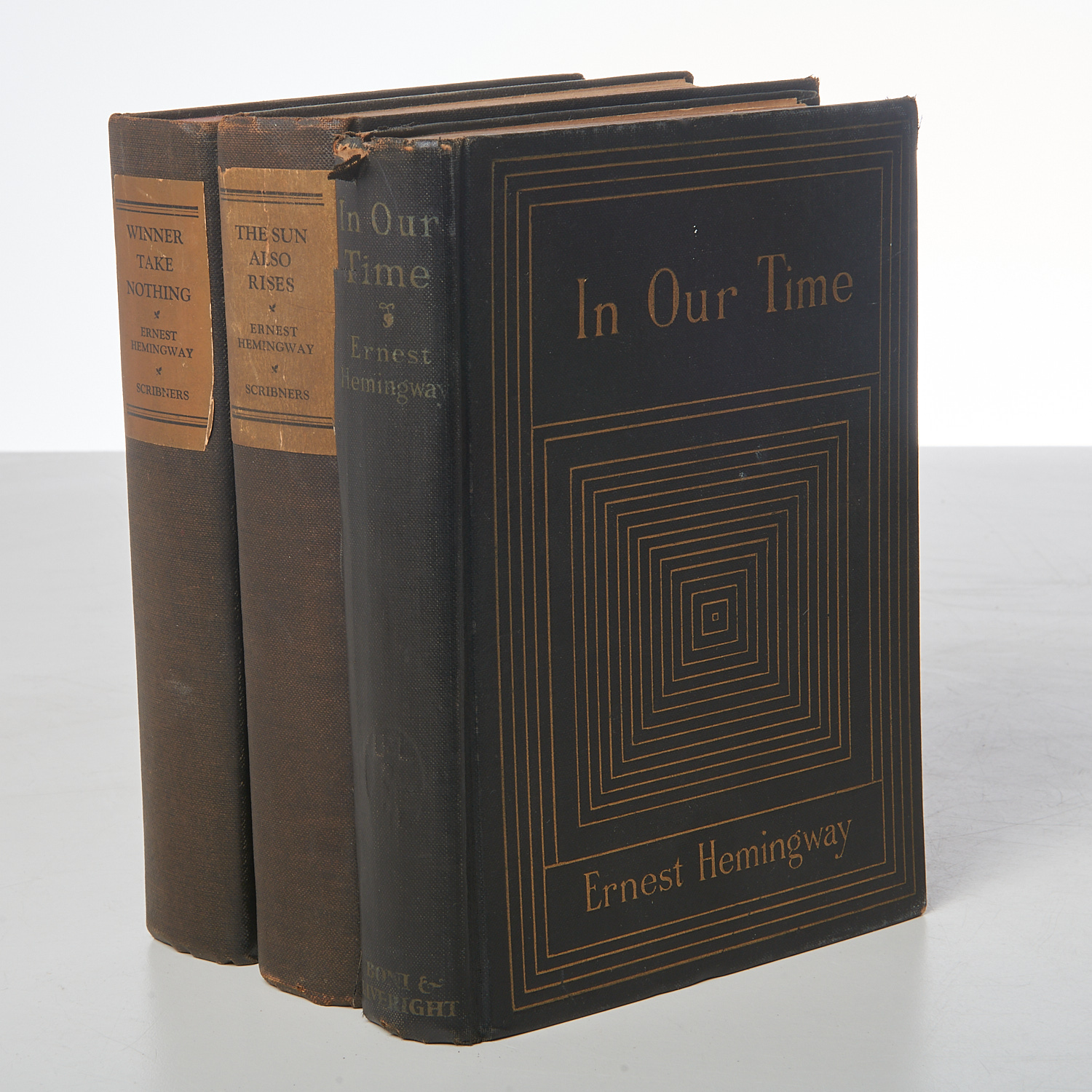 BOOKS: (3) VOLS HEMINGWAY,
