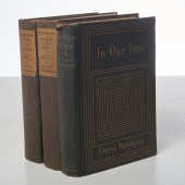 BOOKS: (3) VOLS HEMINGWAY, 192