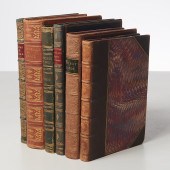 BOOKS: (6) VOLS FINE BINDING,