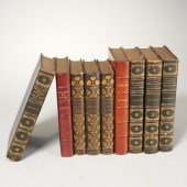 BOOKS: (9) VOLS. SIGNED FINE L