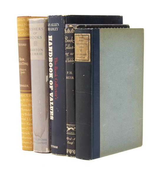 * (BOOKS ABOUT BOOKS) A group of 11