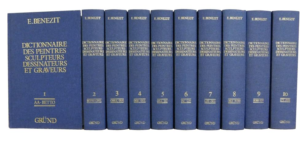 BOOKS: BENEZIT "DICTIONNAIRE DES