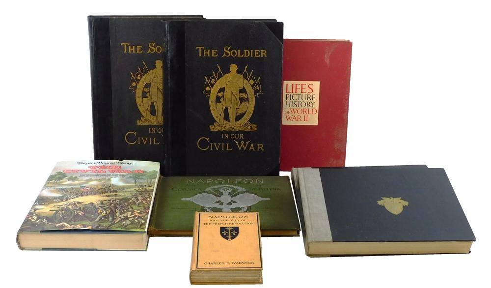 BOOKS: EIGHT BOOKS ON MILITARY