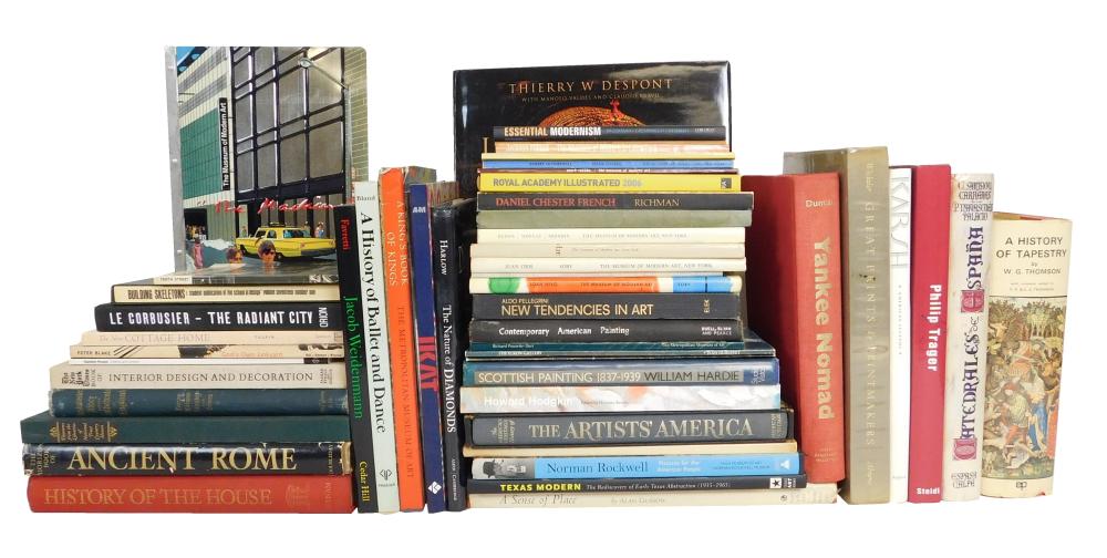 BOOKS: FIFTY BOOKS RELATING TO ART,