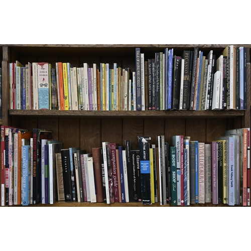 Books. Five shelves of art