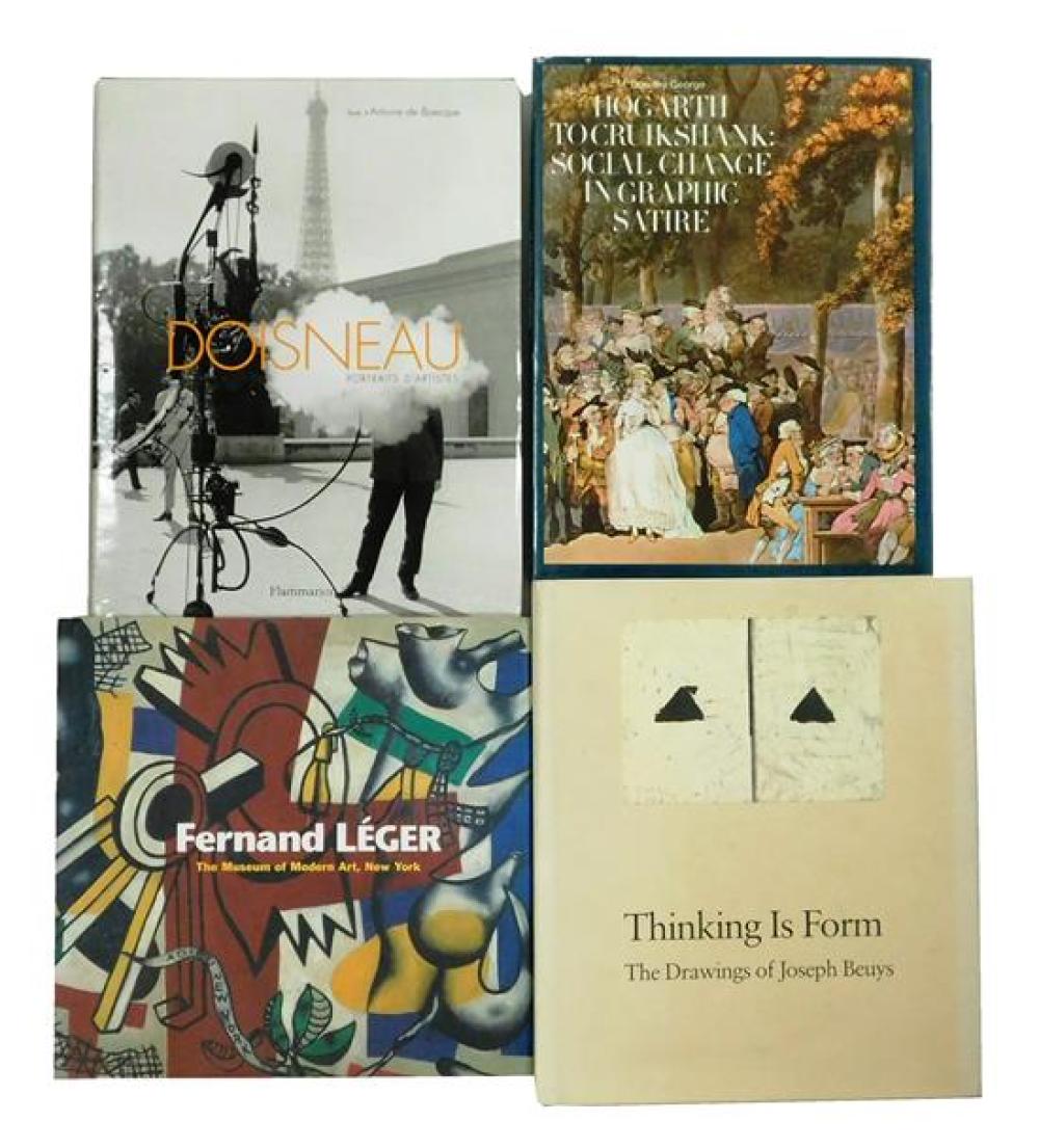 BOOKS: FOUR ART THEMED VOLUMES,