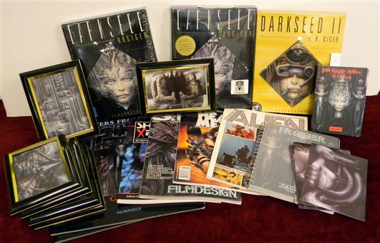 BOOKS: H.R. Giger miscellaneous lot