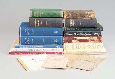 Books, imprints, Georgia history: