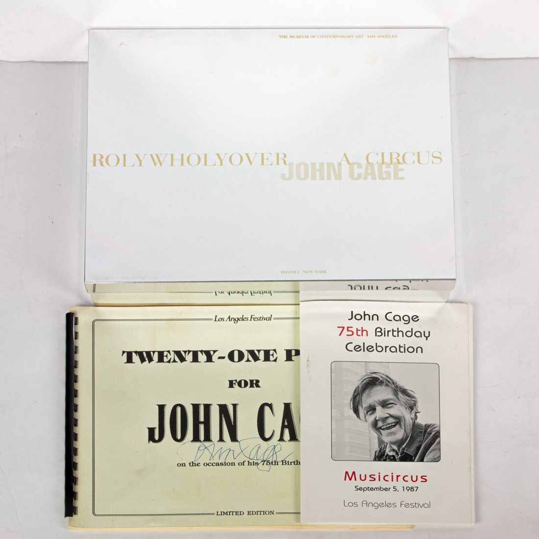 BOOKS, JOHN CAGE (lot of 2) John