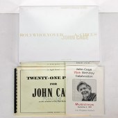 BOOKS, JOHN CAGE (lot of 2) Jo
