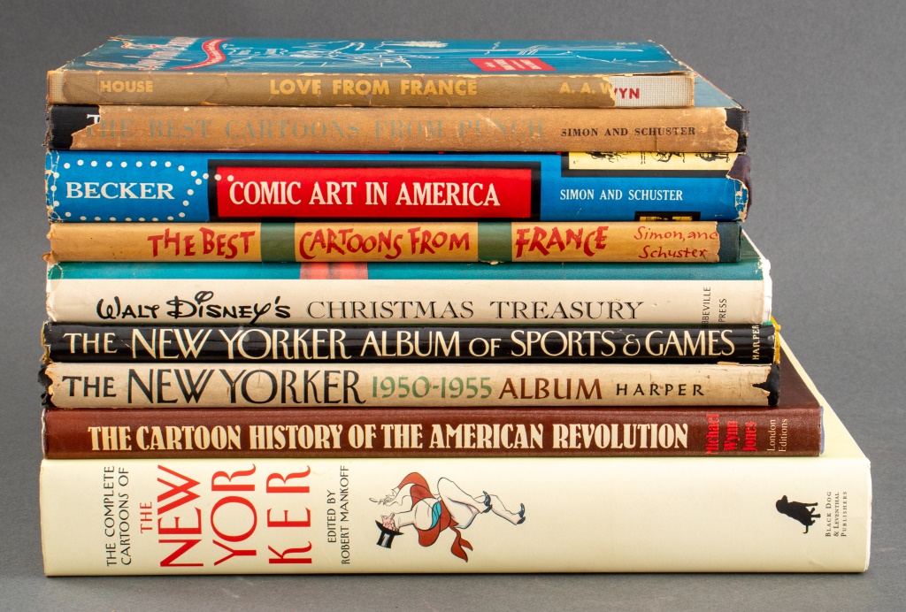 BOOKS ON CARTOON INTEREST, 9 Nine