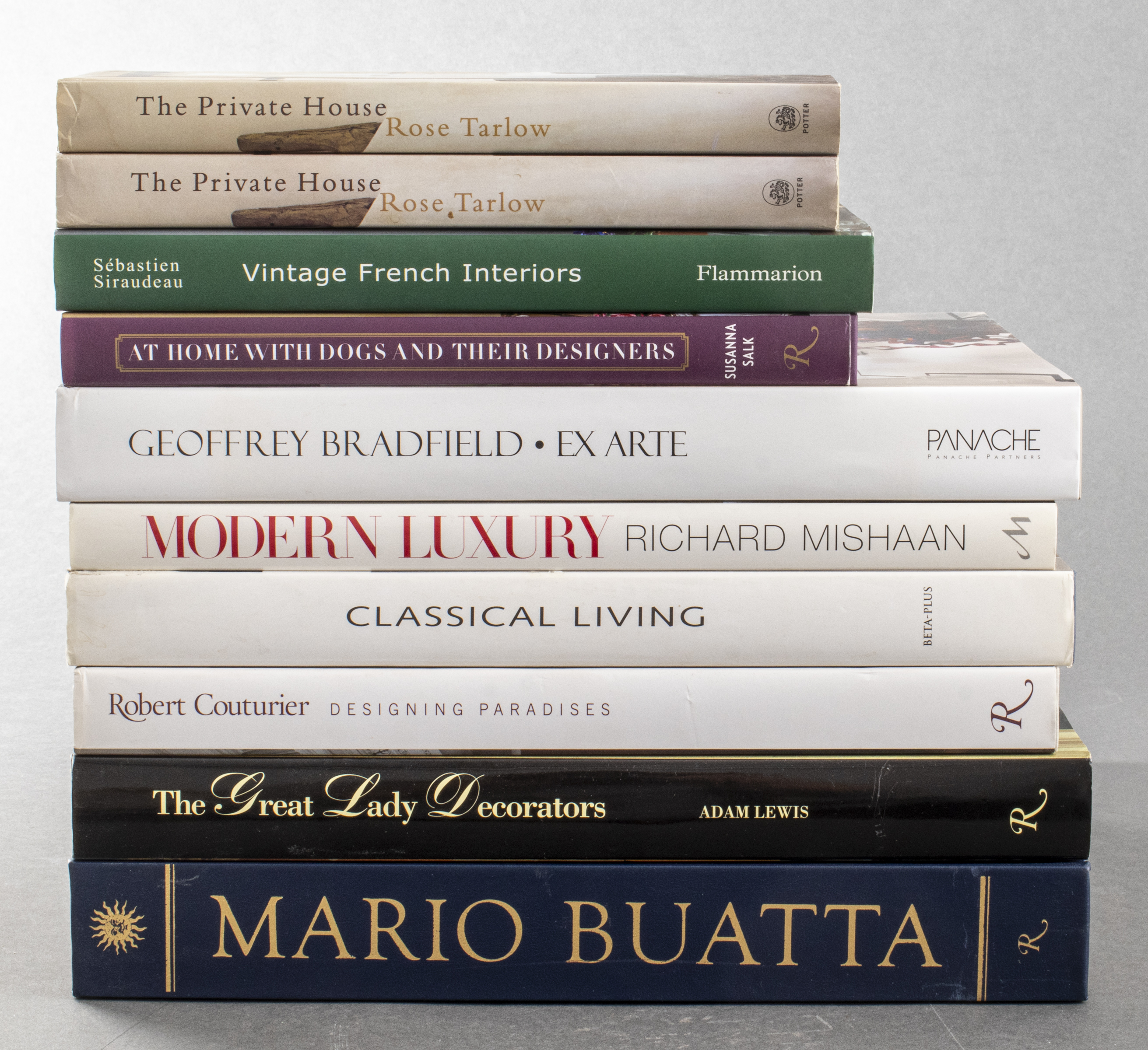BOOKS ON INTERIOR DESIGN AND