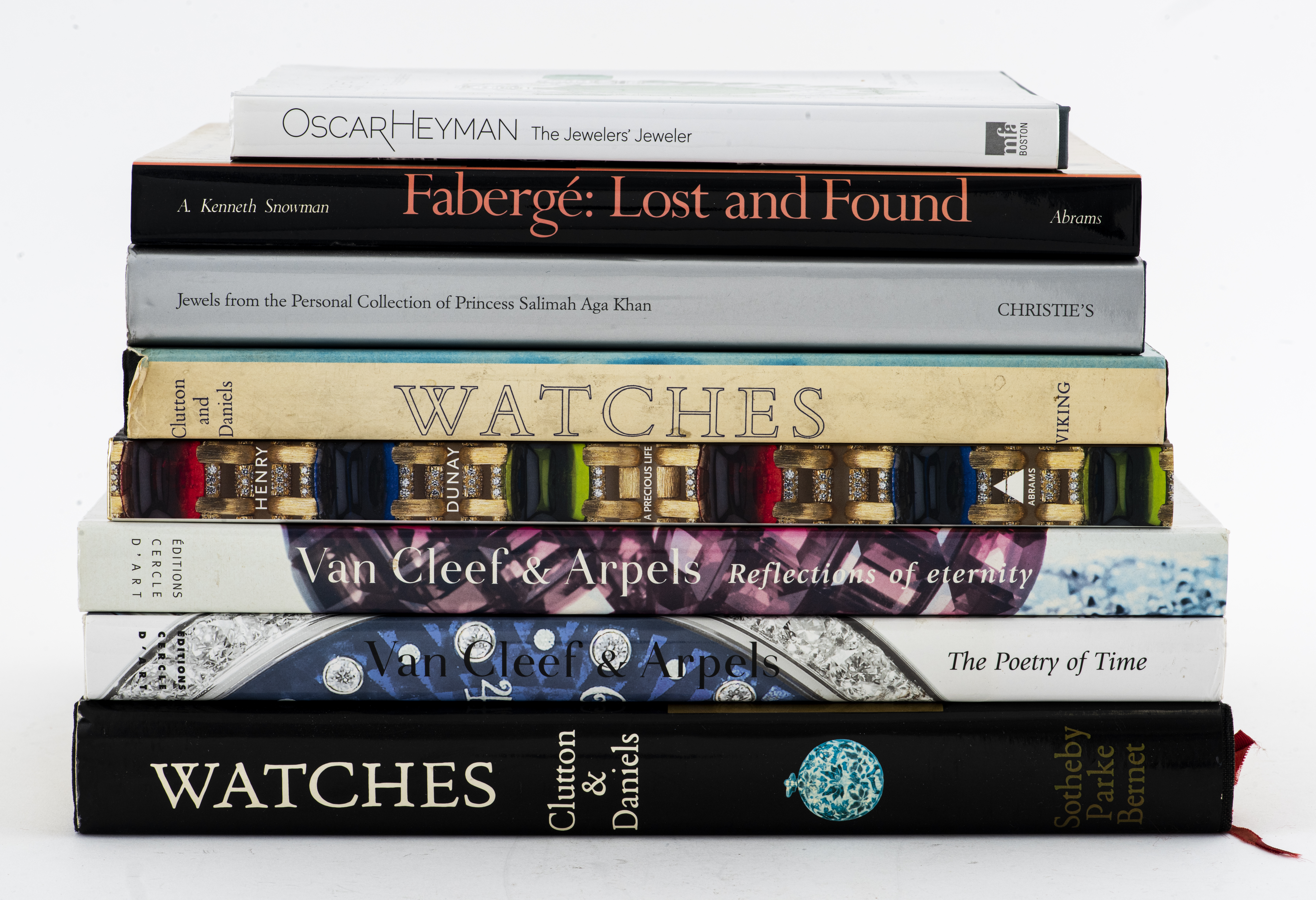 BOOKS ON JEWELRY AND WATCHES, 8