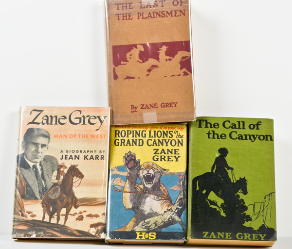Books on Zane Grey and Buffalo
