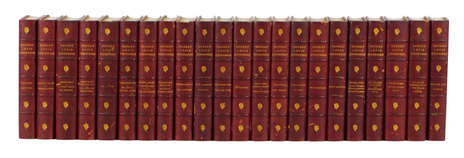 BOOKS: R.L. STEVENSON. NOVELS AND