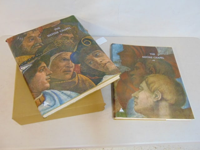 BOOKS, "THE SISTINE CHAPEL", IN TWO