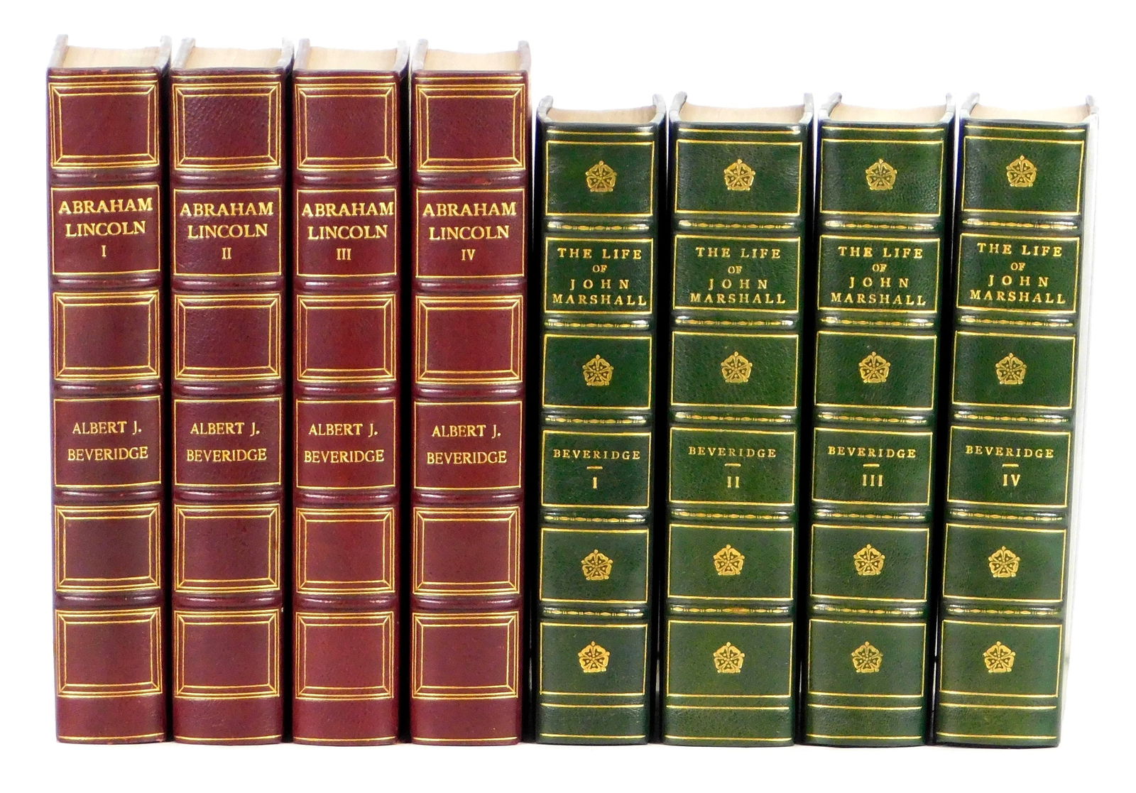 BOOKS: TWO BIOGRAPHICAL BOOK SETS