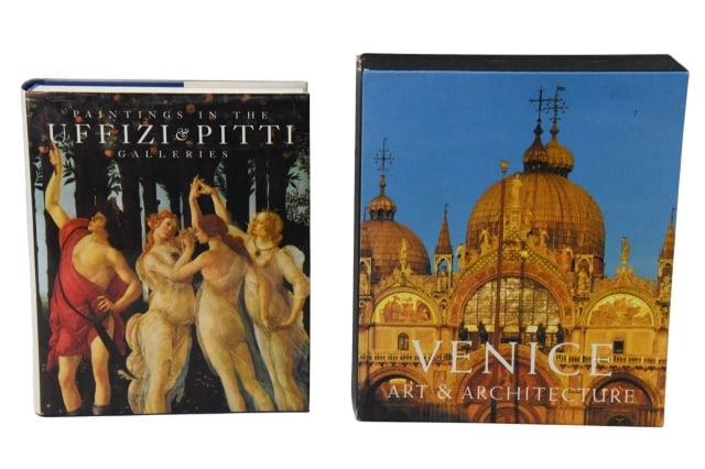 BOOKS: UFFIZI PAINTINGS & VENICE