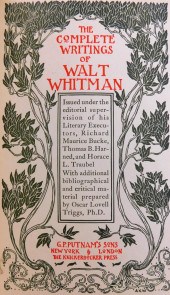 BOOKS: WHITMAN, WALT - COMPLET
