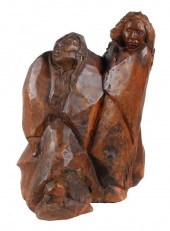 BOOMER CARVED WOODEN FIGURESSc