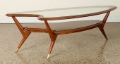 BOOMERANG FORM GLASS TOP COFFE